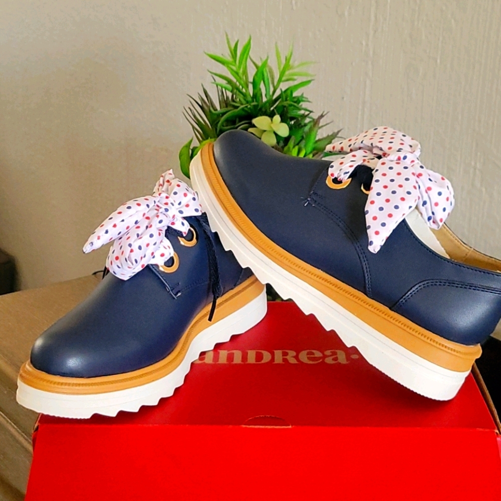 ANDREA shoes, navy blue size 7